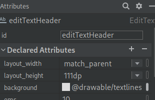 Android Studio Component Tree
