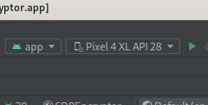 Android Emulator Run with Play Button